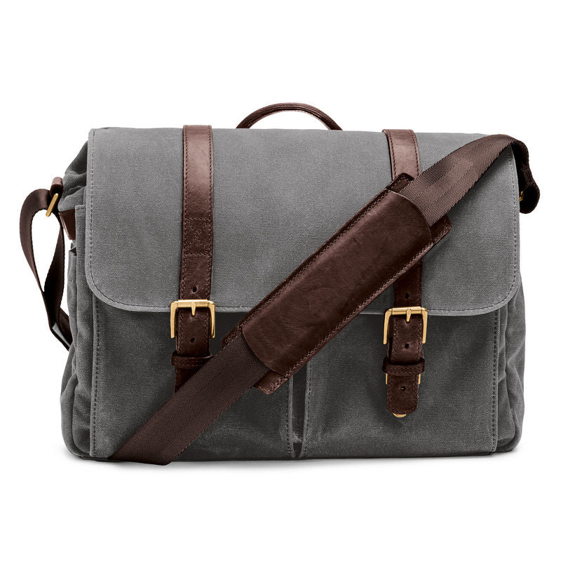 ONA Bag, The Brixton, canvas, grey