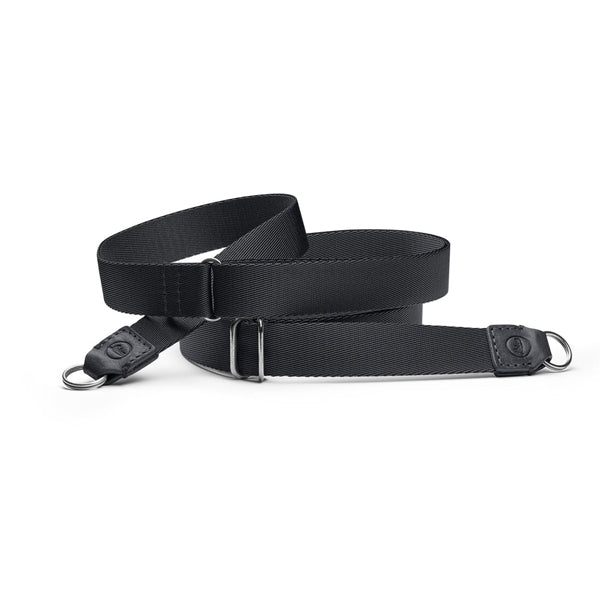 LEICA D-LUX 8 CARRYING STRAP, FABRIC, LEATHER, BLACK
