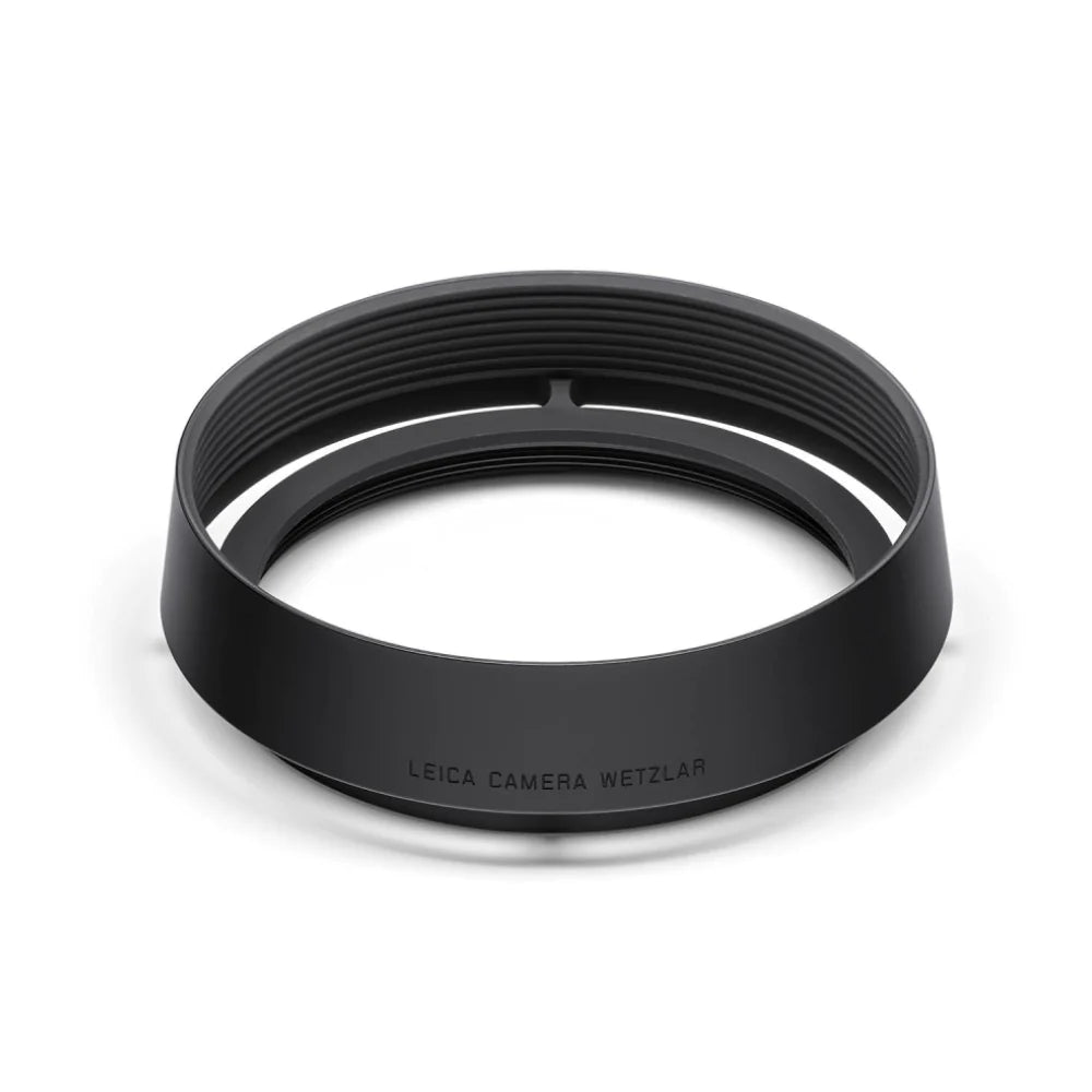 LENS HOOD, ALUMINIUM, ROUND, BLACK ANODIZED