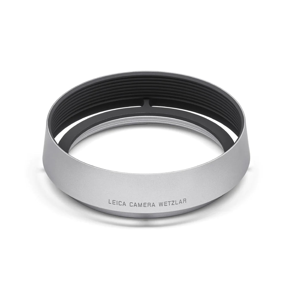 LENS HOOD, ALUMINIUM, ROUND, SILVER ANODIZED