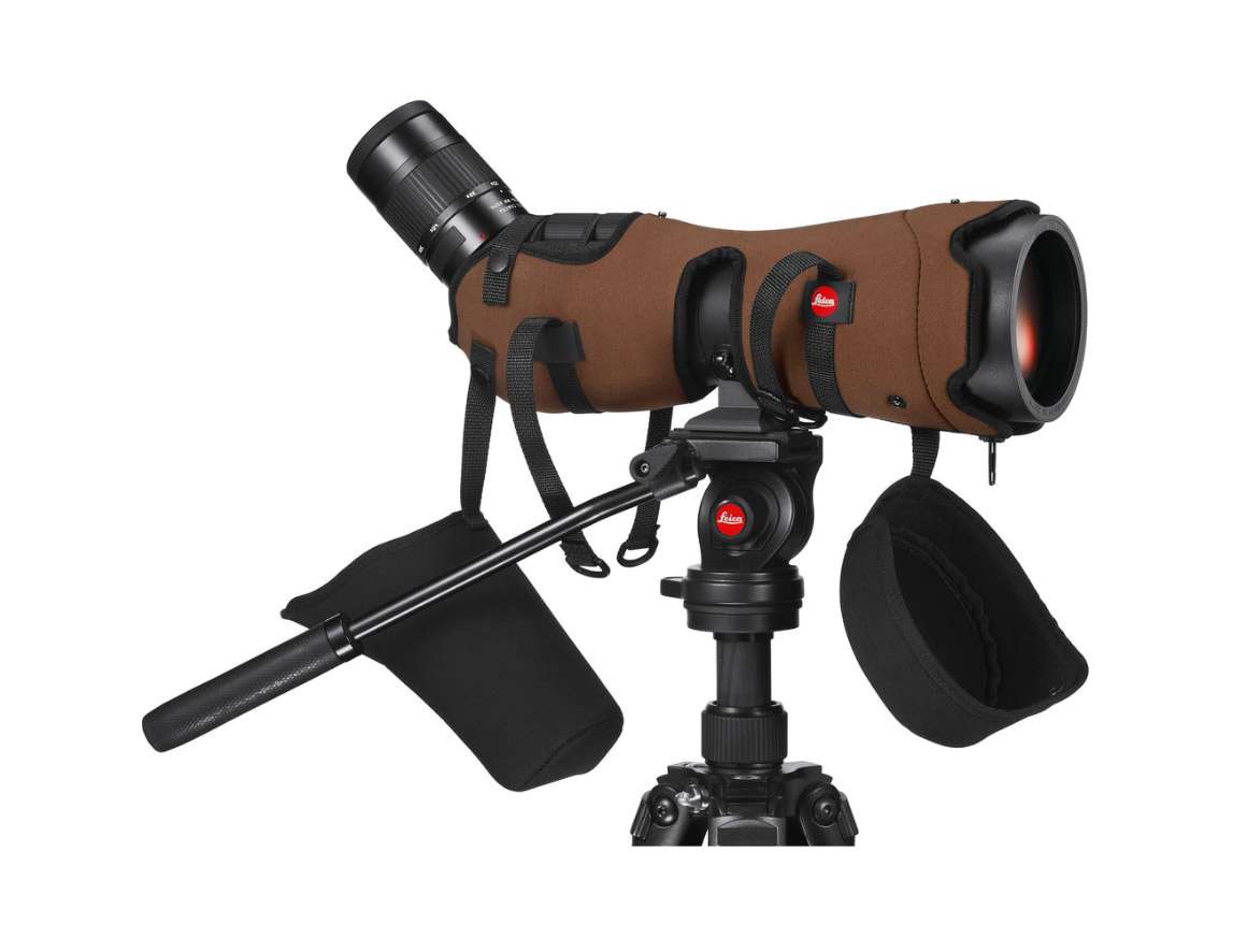 Spotting scope cover for APO-Televid 82 W, Neoprene, brown