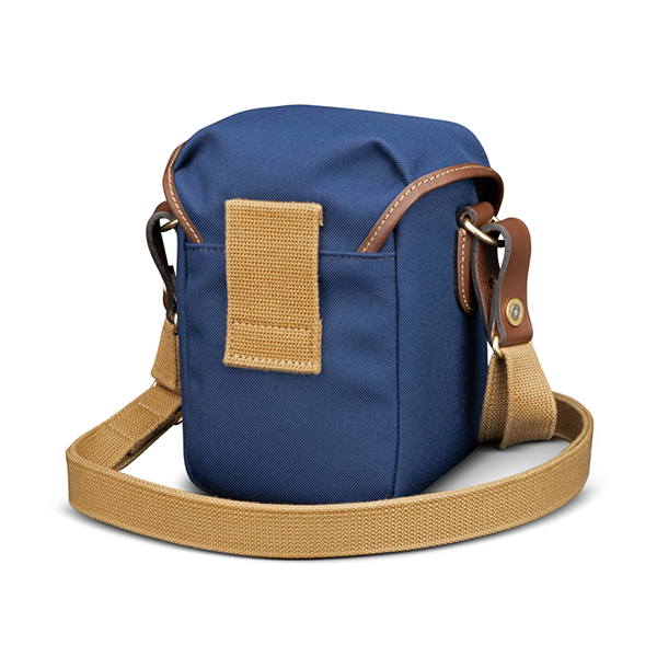 72 Camera Bag - Navy FibreNyte/ Chocolate Leather
