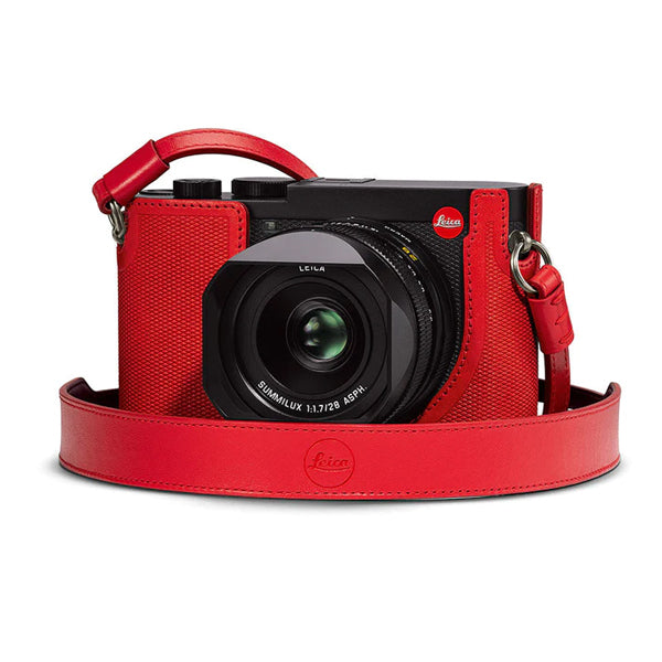 Leica Q2 Leather Carrying Strap, Red