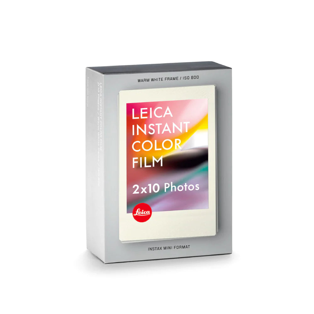 LEICA SOFORT COLOUR FILM PACK (MINI), WARM WHITE - Duo Pack (20 Exposures)