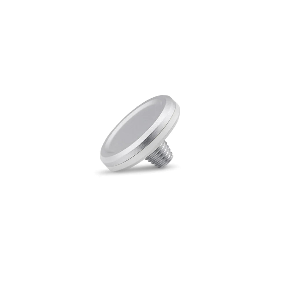 Soft Release Button, aluminium (silver)