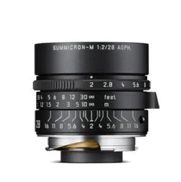 LEICA SUMMICRON-M 28 f/2 ASPH. Matt black paint finish