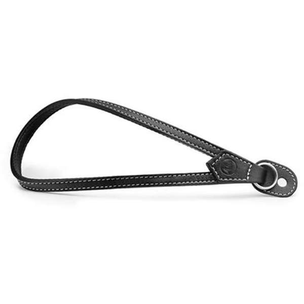 Wrist Strap with Protecting Flap for M-, Q- and X- system, leather, black