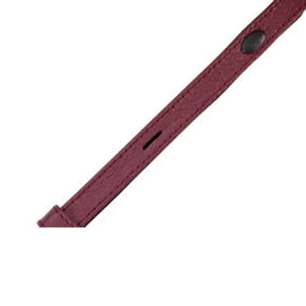 Carrying Strap, Full-grain cowhide, boysenberry
