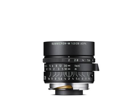 LEICA SUMMICRON-M 28 f/2 ASPH. Matt black paint finish