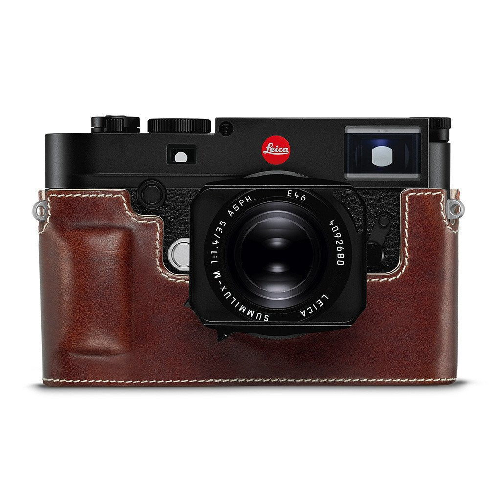 Leica M10 Leather Camera Protector, Vintage Brown