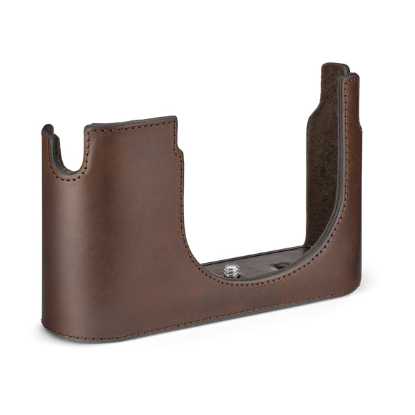 Protector Q3, leather, darkbrown