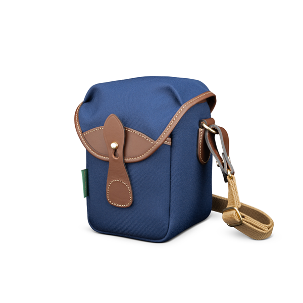 72 Camera Bag - Navy FibreNyte/ Chocolate Leather