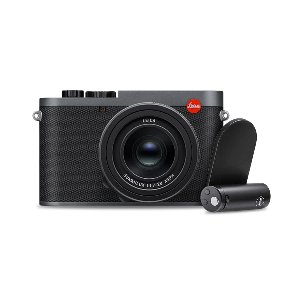 LEICA Q3 Metal Grey+ Leica Lux Grip (Essential Pairing)