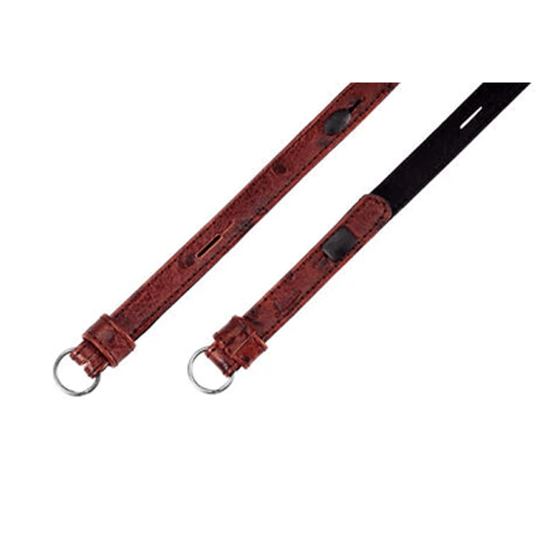 Leather Strap, ostrich look chestnut