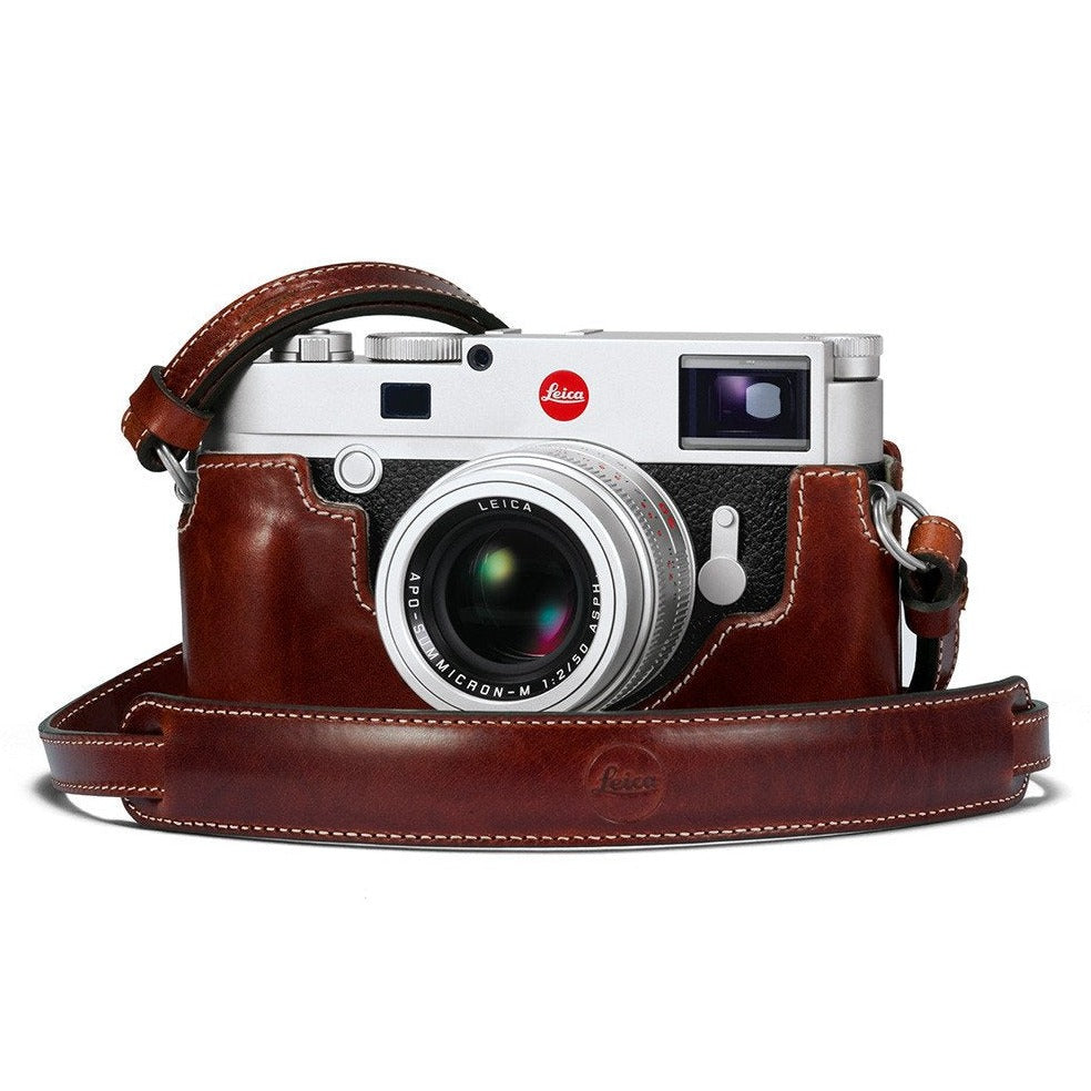 Leica M10 Leather Camera Protector, Vintage Brown