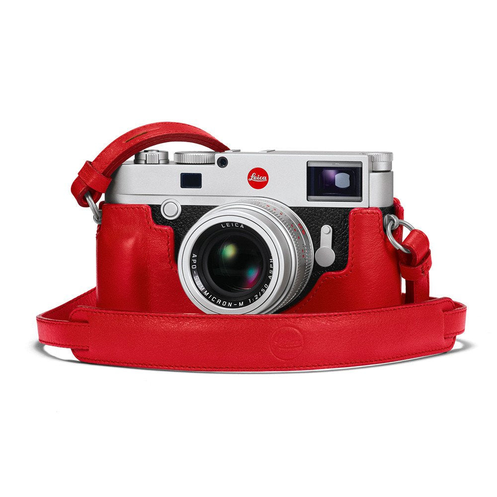 Leica M10 Leather Camera Protector, Red